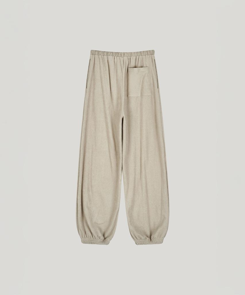 Poeteuseoul Soft Terry Jogger Pants_Khaki