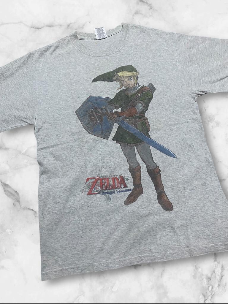 Rare Legend of Zelda Twilight Princess Link Tee Vintage 2007