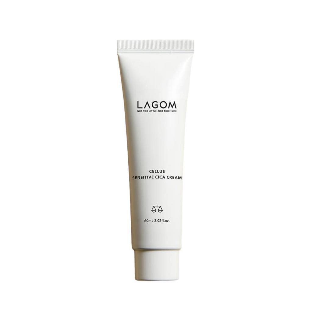 LAGOM Cellus Sensitive Cica Cream 60ml Calming Strengthening Barrier Moisturizer