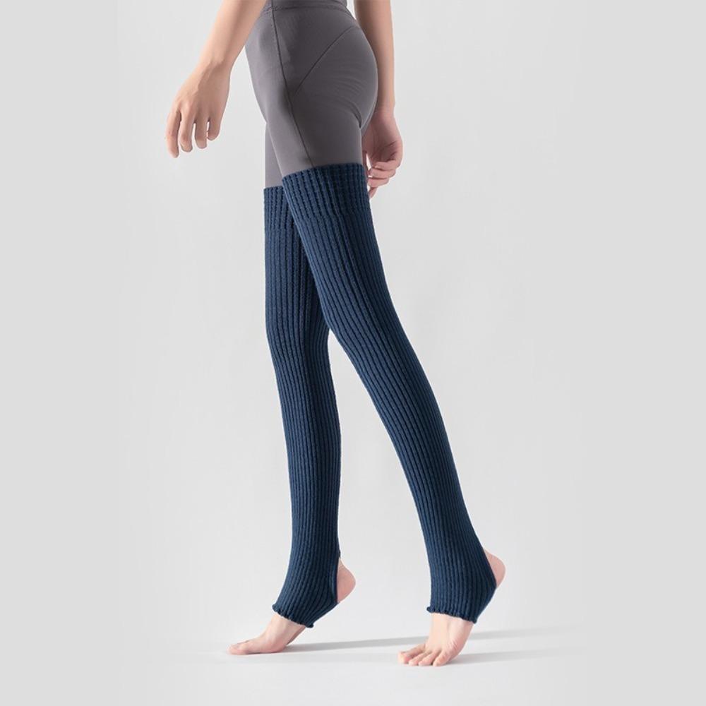 

Повседневные балетные йога чулки выше колена Теплые мягкие наколенники Новые носки с длинным голенищем Спортзал