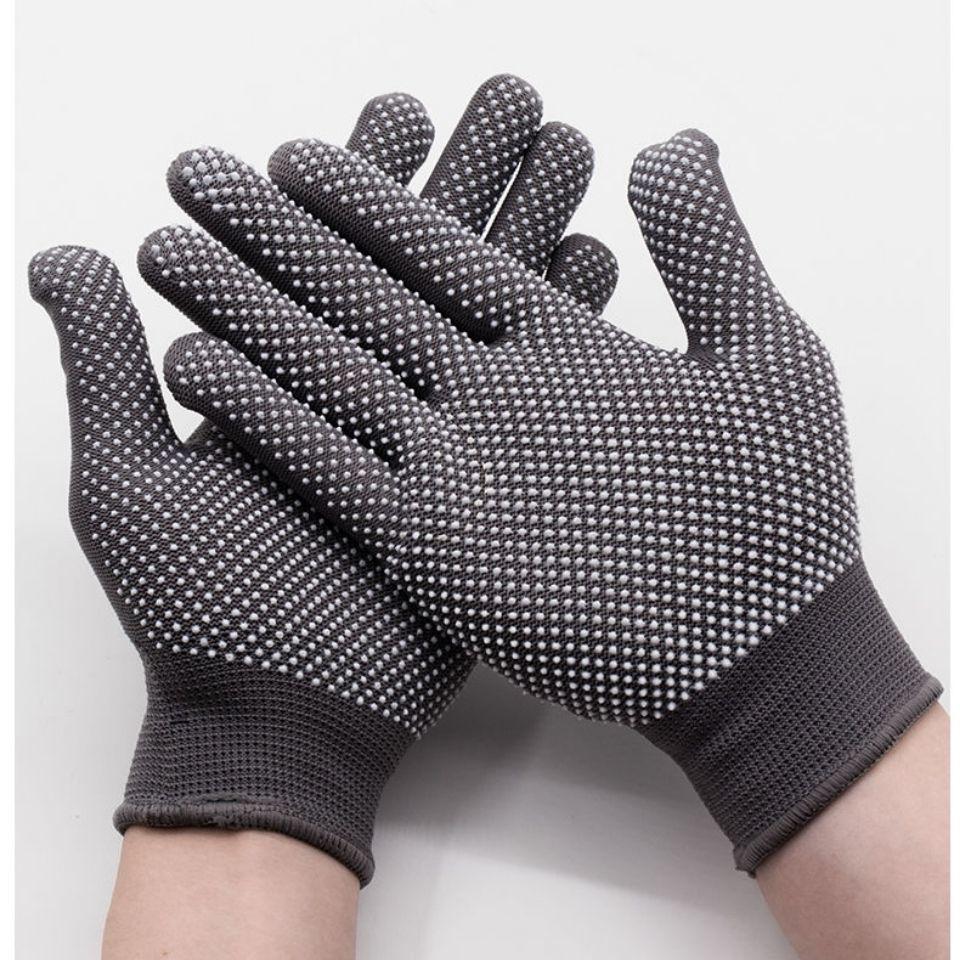 Dünne Nylon Anti-Rutsch-Arbeitshandschuhe: Atmungsaktiver, verschleißfester Schutz für Männer und Frauen