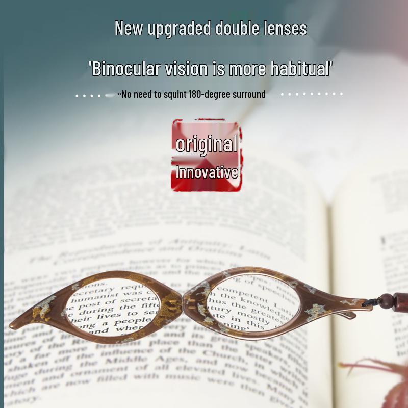 Ultra-Light Folding Reading Glasses: Stylish, Portable Neck-Hanging Design for Men & Women