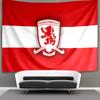 Middlesbrough Football Club CrestPrinted Tapestry, Fabric Tapestry Wall Hanging Decoration for Bedroom, Living Room, Dorm Room Home Party Fan Gifts