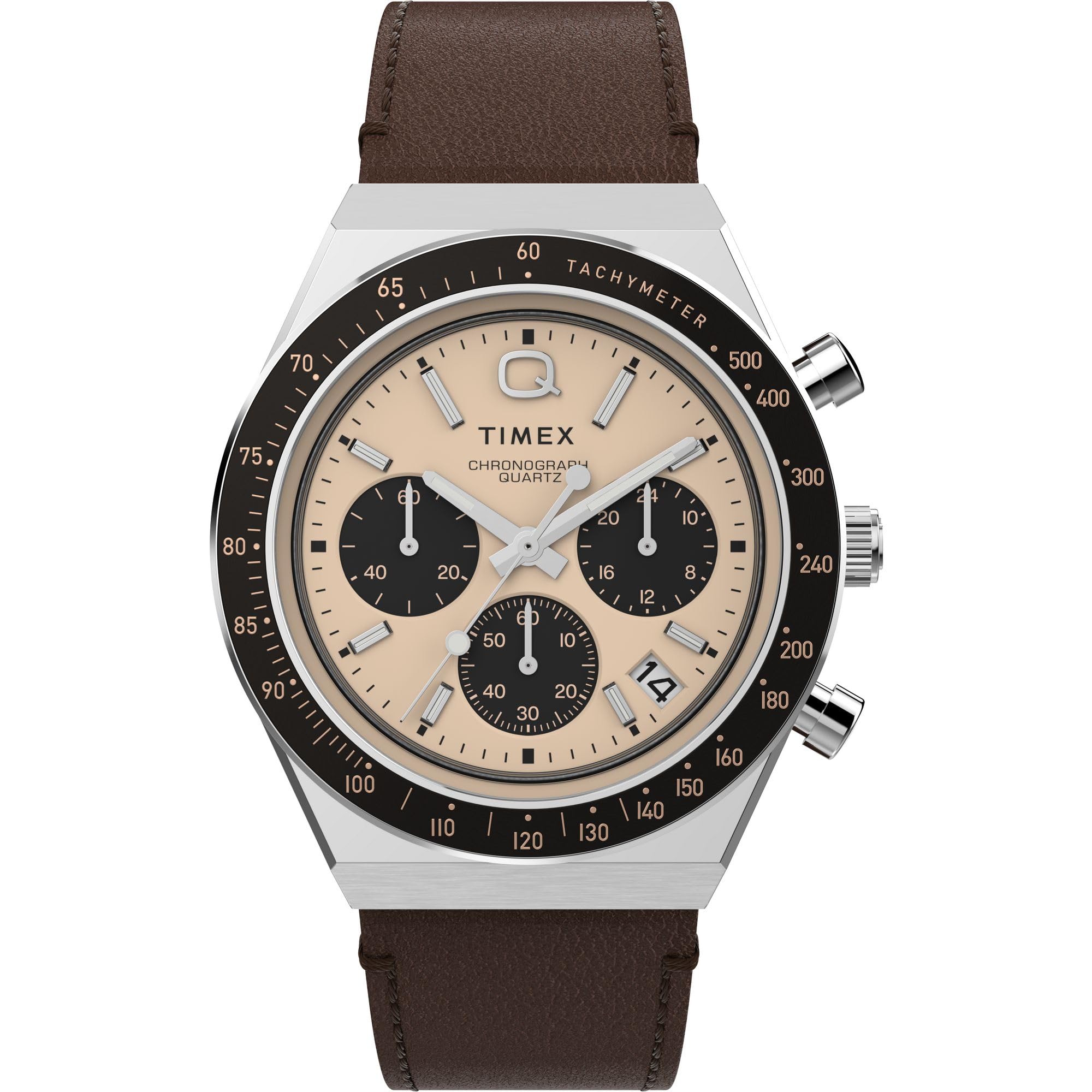 

Watch Q Diver inspired Chrono Stainless Steel Quartz TW2W51800 Brown [TIMEX] Men s [Used]