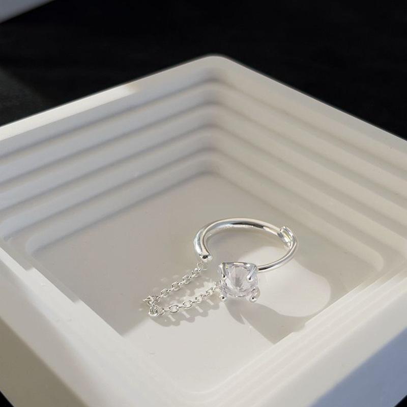 

Модное медное женское геометрическое кольцо с сверкающим цирконом и кисточкой из элементов J3939