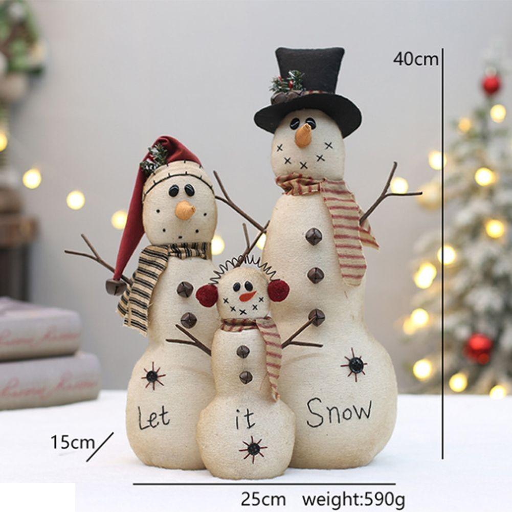 

Яркие цвета Рождественское украшение Снеговик Праздничное украшение G