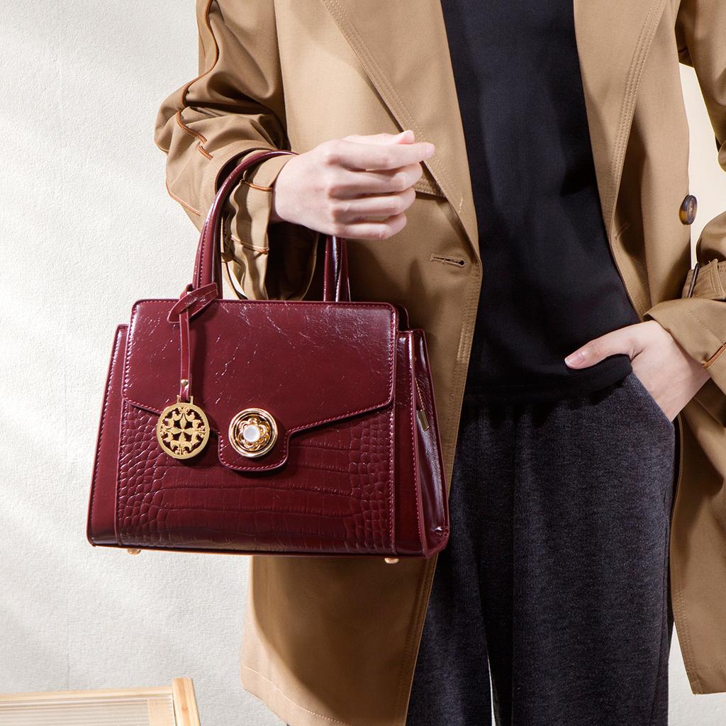Mother'S Day Gift, Give Mother'S Bag, High-End Sense Atmosphere, Large-Capacity Women'S Handbag Crossbody