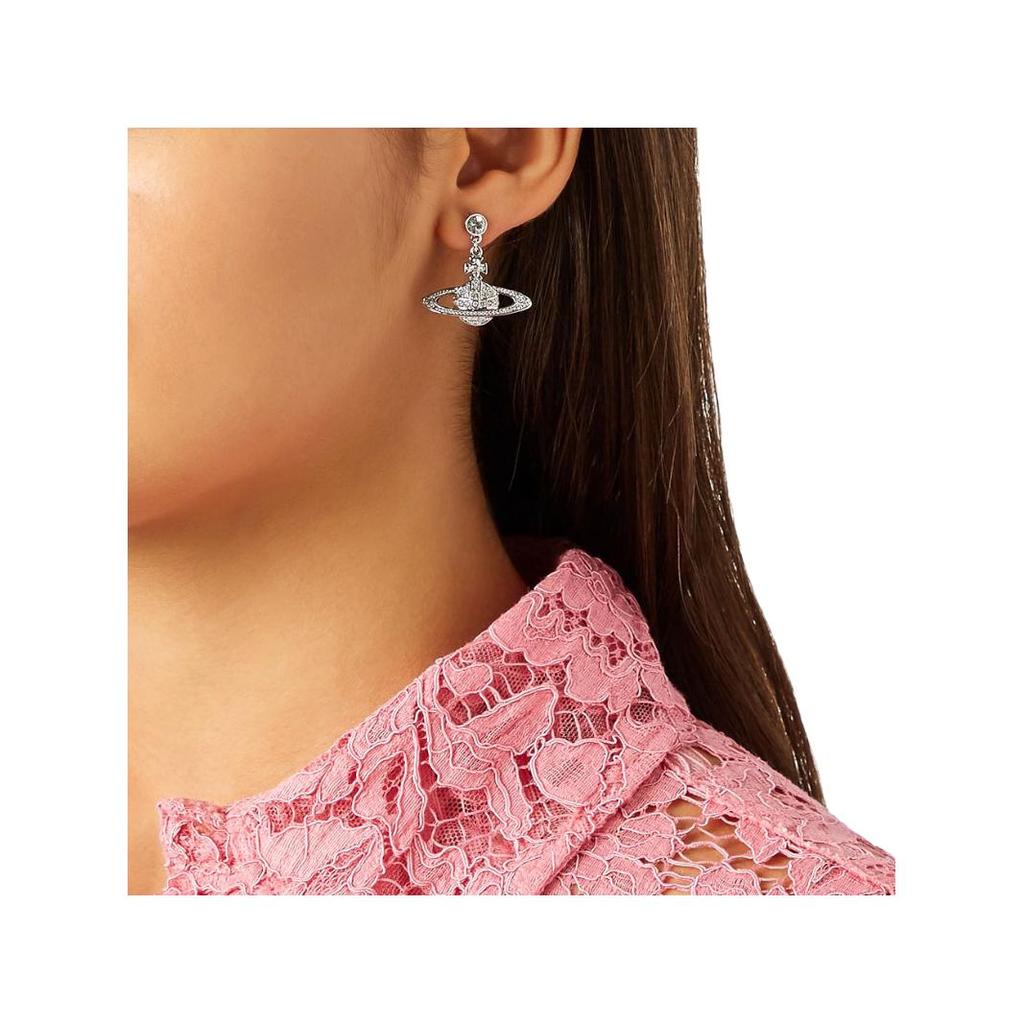 Vivienne Westwood Logo Brass Earrings Women earrings 8050889134992