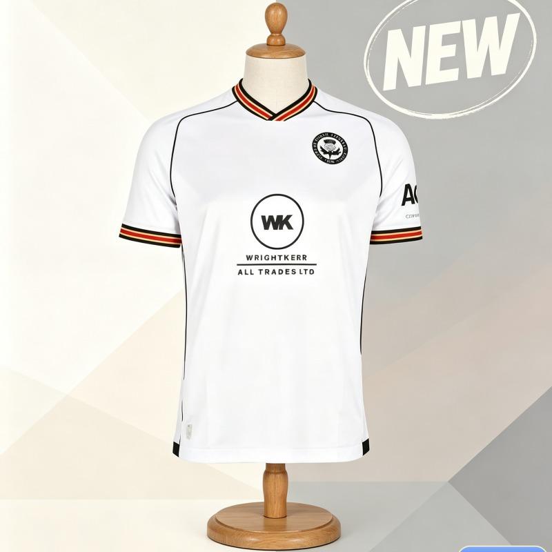 2026 Nuova Maglia da Calcio da Uomo Partick Thistle 2 Colori Opzionali Manica Corta Maglia da Calcio Poliestere Traspirante Asciugatura Rapida Sport