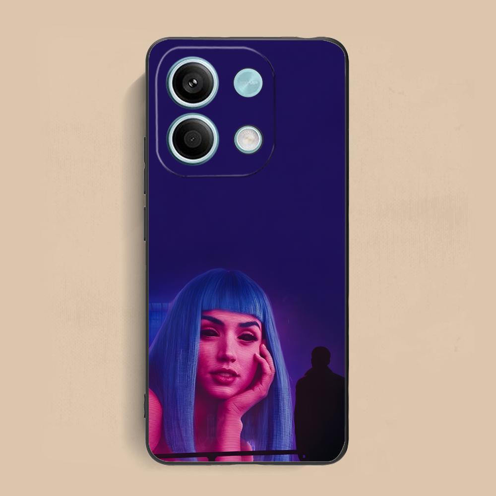 Ana De Armas Matte TPU Mobile Phone Case for Xiaomi Redmi Note 14 13 12 11 S Pro Plus 4G 5G Colorful Printing Cover