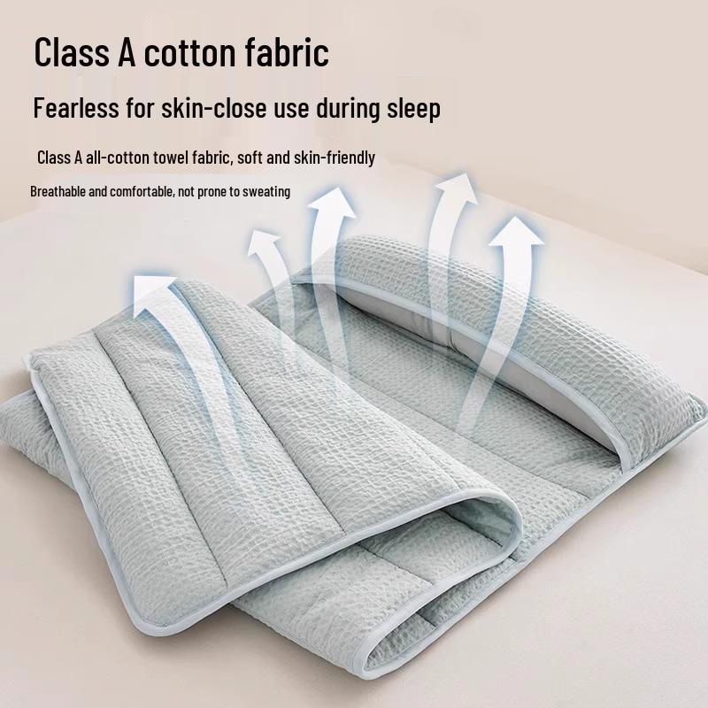 Class A Cotton Neck Protection Adjustable Travel Pillow & Dirt-Proof Sleeping Mat