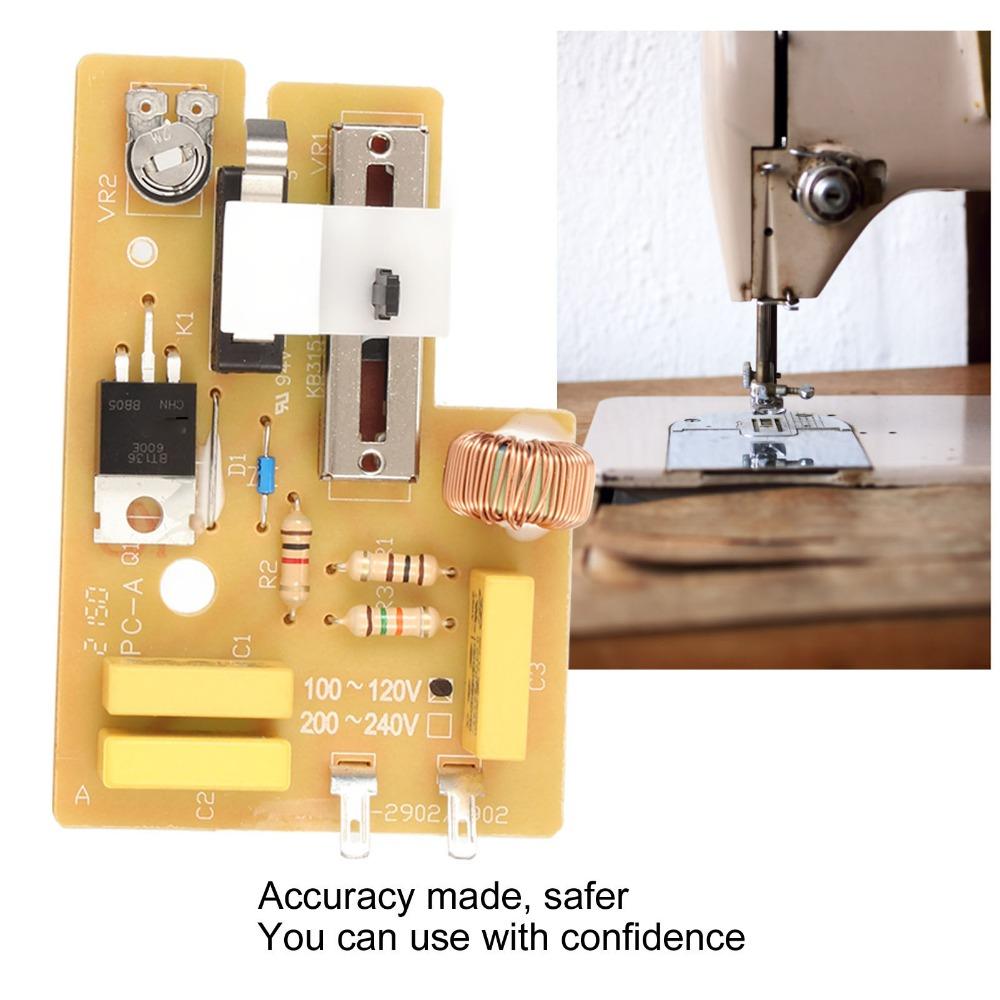 Responsive Sewing Machine Pedal Plastic AC-DC Driver Replacement Circuit Board Inverter Power Metal Universal Circuit Board