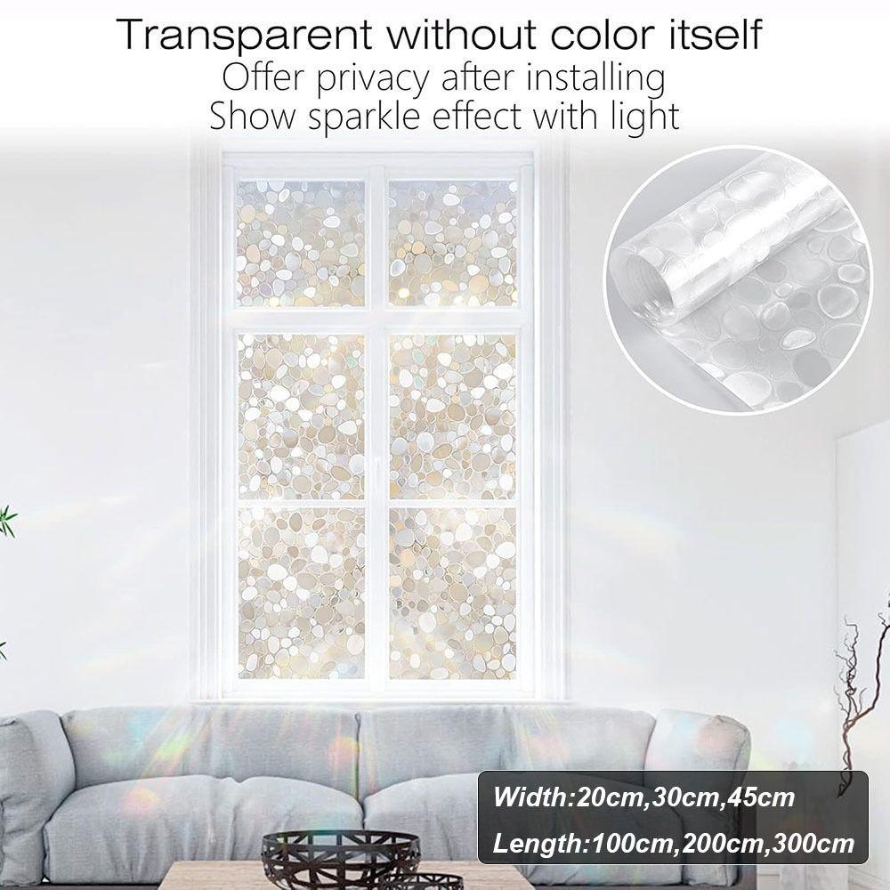Removable Glass Window Film Static Cling Window Stickers New Window Privacy Film  Glass Windows