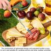 Stainless Steel Fondue Forks with Wooden Handle - Long Chocolate Cheese Fondue Dipping Tools Dessert Sticks for BBQ Marshmallows