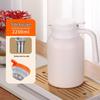 Insulated 1500ML Tea Pot with Divider, Slow Brew Kettle, Large Capacity Thermos for Home