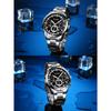 Curren Herrenuhr Blaues Zifferblatt Edelstahlarmband Datum Herren Business Herrenuhren Wasserdicht Luxus Herren Armbanduhren für Herren