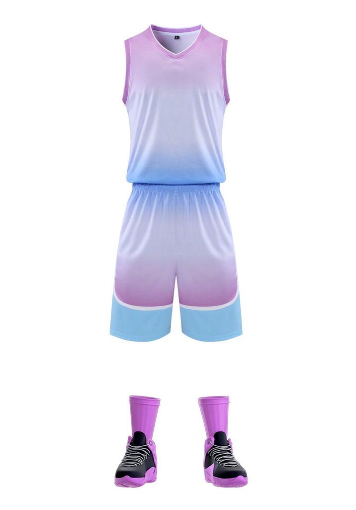 Summer Basketball Training Jersey Set for Men, Women, and Children