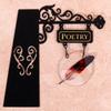 Lightweight Bookend Hanging Plaque Creative Book Partition Board Shelf Organizer  Study Desk
