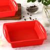 2PCS Heat Resistant Silicone Square Brownie Pan Flexible Dessert Baking Mold  Lasagna