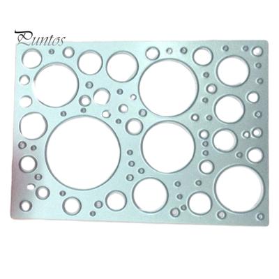 Cutting Die Reusable Lace Design Circle Dots Puzzle Stencil Mold for Gift