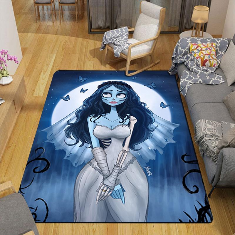 Corpse bride Rug Floor Mat for Living Room or Bedroom Soft and Comfortable Carpet a Gift for Birthday and Holiday.NFF0928041