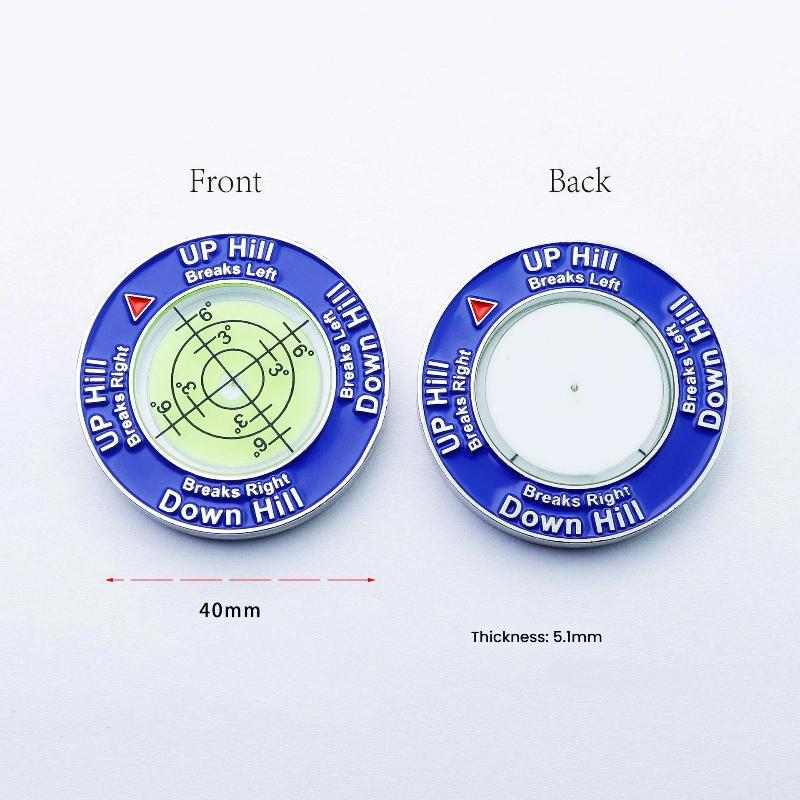 Golf Putting Alignment Aid Level Slope Indicator Portable Training Tool for Beginner Golfers Daily Practice Use