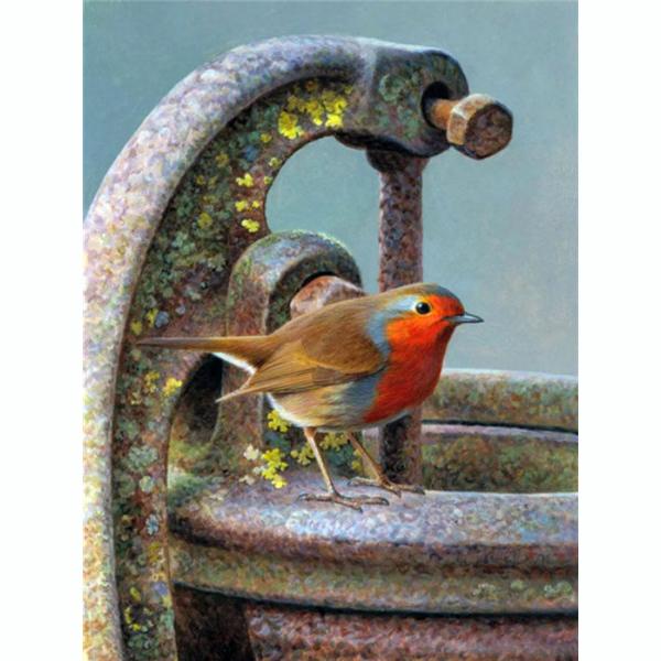 5D-Diamant-Malerei-Set zum Selbermachen, ruhender Vogel, Kunst, Diamant-Stickerei, Strass-Dekorationen für Zuhause