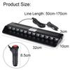 DC 12V 12LED Car Strobe Flash Light Windshield Car Front Gear Sucker Dash Emergency Warning Fog Lamp Red Blue White  Yellow