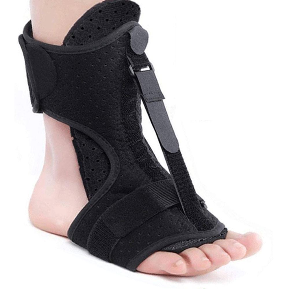 

Plantar Fasciitis Night Splint Adjustable Foot Drop Orthotic Brace Breathable Night Splint with Massage Ball for Easing Pains