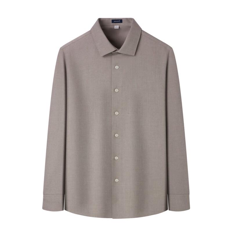 Zhuangji Men's Standard Fit Long-Sleeve Shirt JGD5C2C2722