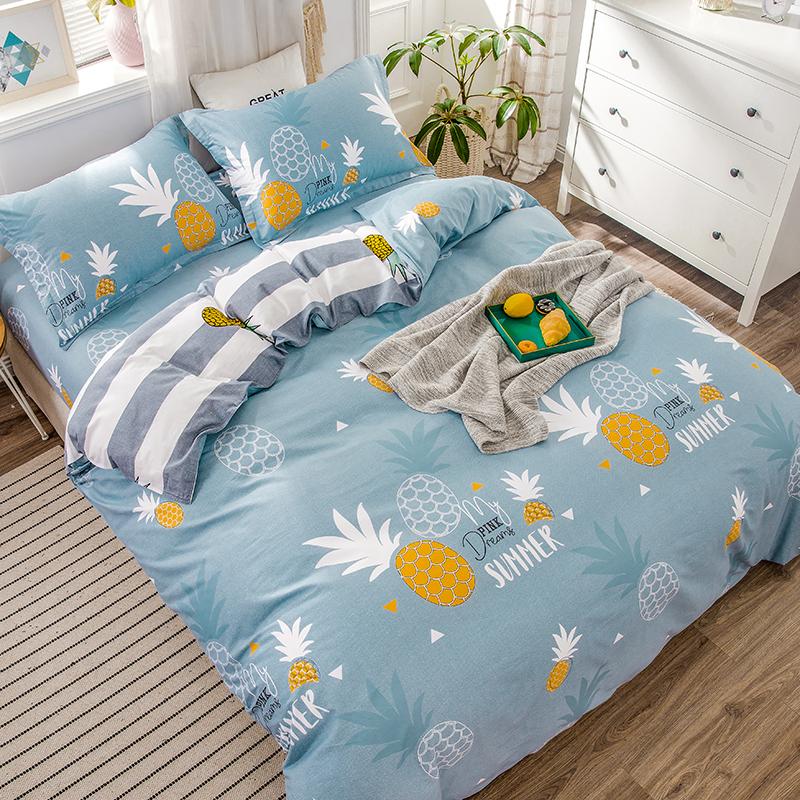 100% Cotton Dinosaur Duvet Cover Cute Cartoon Dinosaur Bedding Set Queen for Boys Girls Bedroom Decor Reversible Comforter Cover