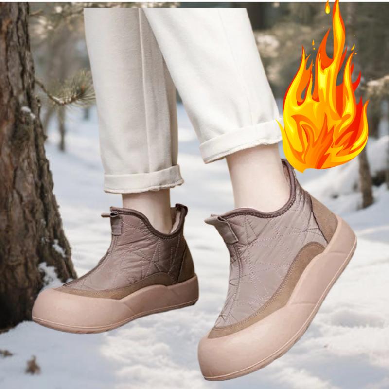 Fashionable Thick Soled Cotton Shoes Winter New Thick Snow Boots Casual Versatile Anti Slip Waterproof Cotton Boots