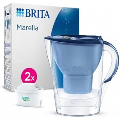 Dzbanek filtrujący - BRITA - MARELLA - 2,4 Litra - 2 filtry MAXTRA PRO - Można myć w zmywarce