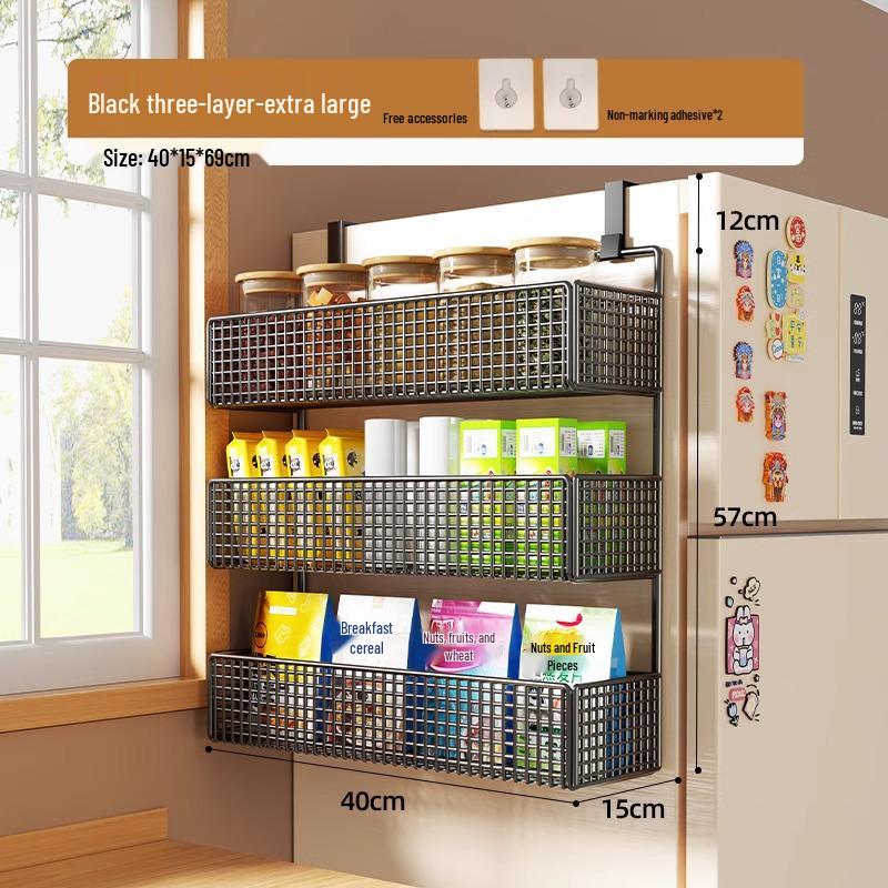 Wall-Mounted Entryway Storage Rack for Bedroom Doors