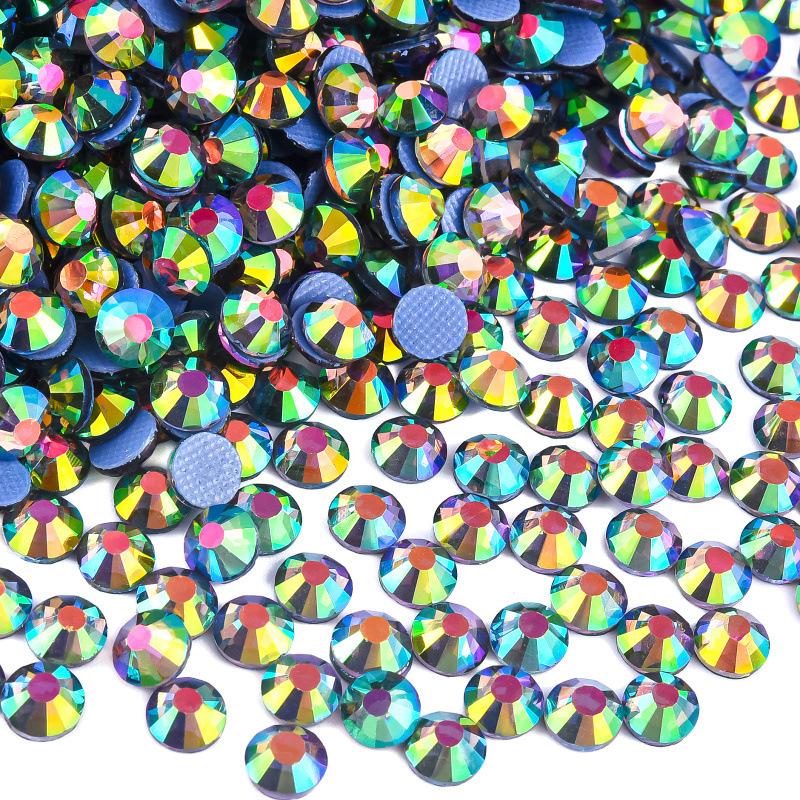 Imitation Glass Hot Diamond Rhinestone, Hot Melt Adhesive Bottom Protein Porcelain White Diy Crystal Beauty Clothing Accessories