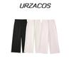 Ur Business Temperament Commuter High Waist Ankle Wide Leg Pants