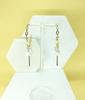 Lazy N Crazy Gold Freshwater Pearl Vintage Hoop Ring Earrings
