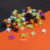 100pcs/50pcs Plastic Halloween Spider Decorations Perfect for Creating A Haunting Atmosphere Christmas and Halloween Decorations