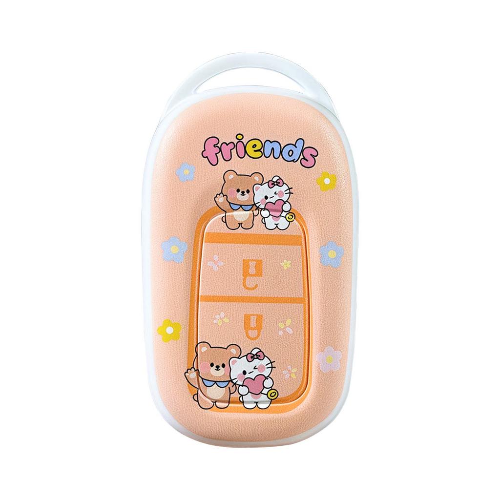 Couple Bear TPU Key Pouch: Cute Protective Case for All Honda Models - Women's Car Keyring