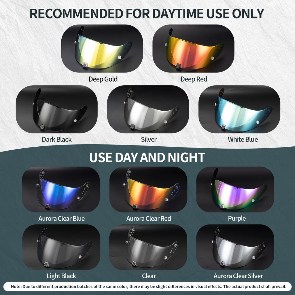 Motorcycle Helmet Visor for EXO 520 1400 R1 Tinted Visor for Scorpion EXO 391 520 1400 R1 Anti-UV Protection Face Shield Replace