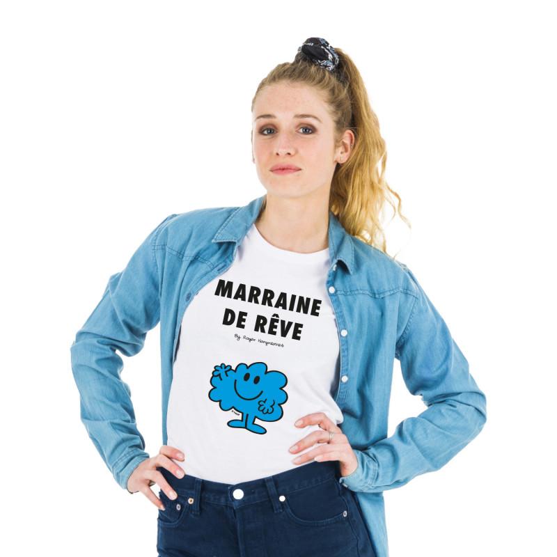T-shirt Femme - MARRAINE DE RÊVE 2 S branco