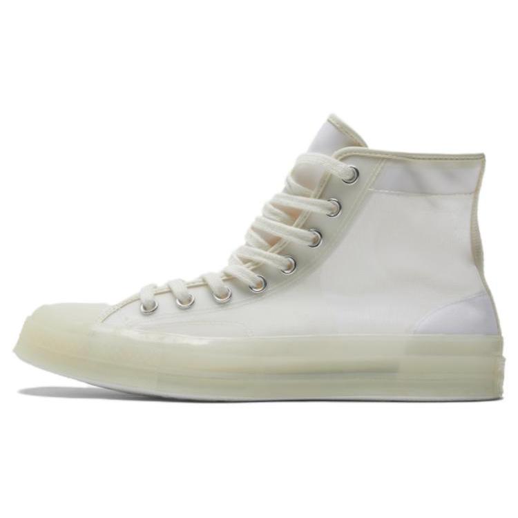 New Converse Chuck 70 Hi Translucent Canvas Sneakers 'Egret' A06223C