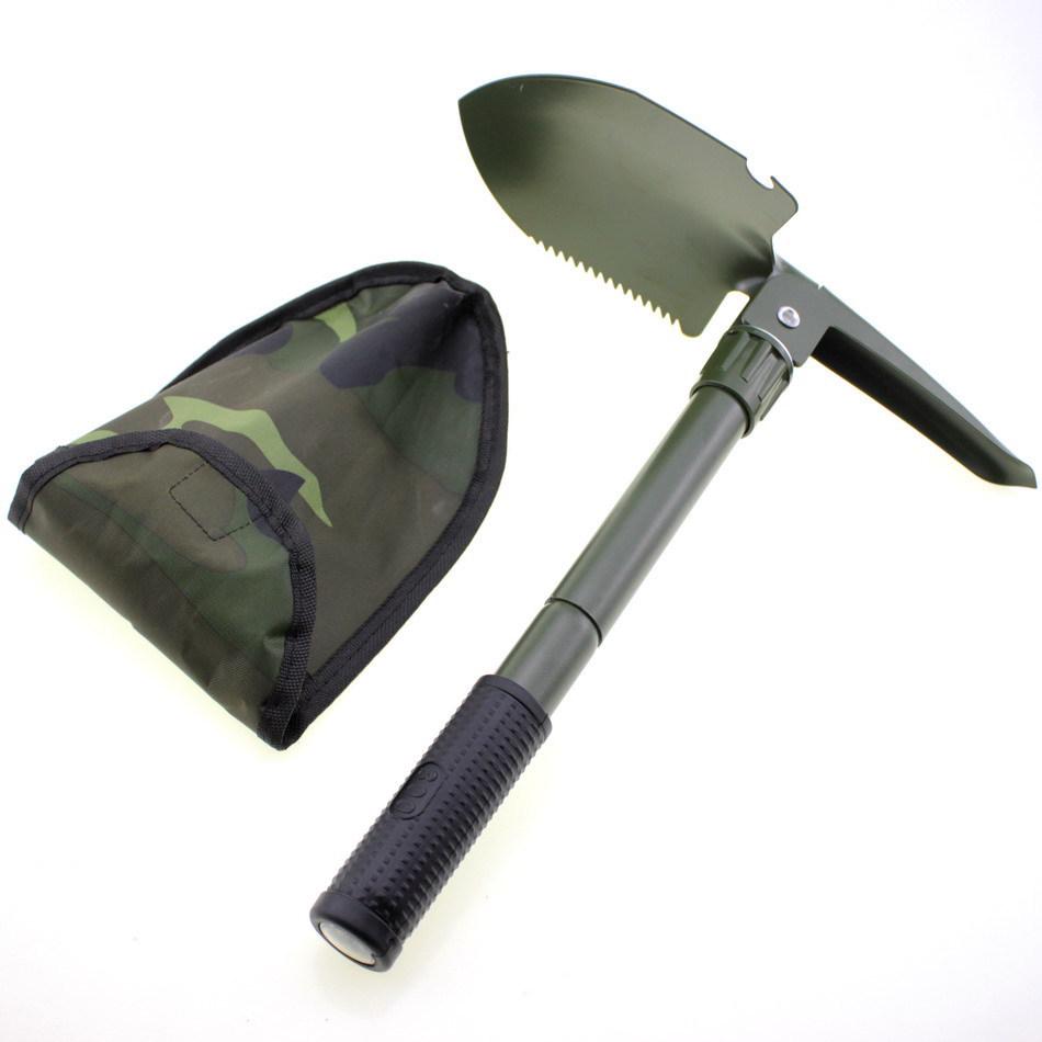 Multifunctional Folding Entrenching Shovel: Outdoor, Camping, Survival, Self-Defense Gear