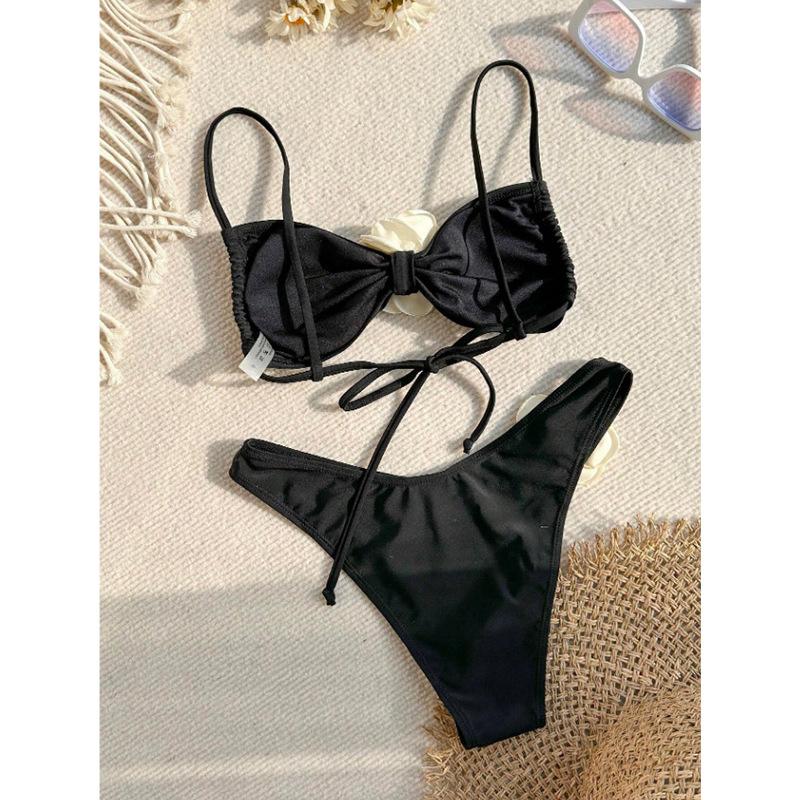 Women’s Fashion Tankini Bathing Suit 3D Floral Bikini Swimsuit, Sexy Two-Piece Swimwear for Beach & Vacation