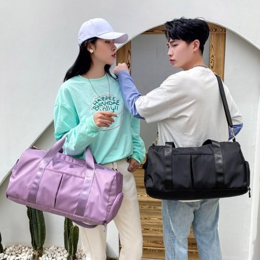 Multi-functional Nylon Duffle Bag Oxford Gym Shoulder Bag Large Capacity Handbag Sports