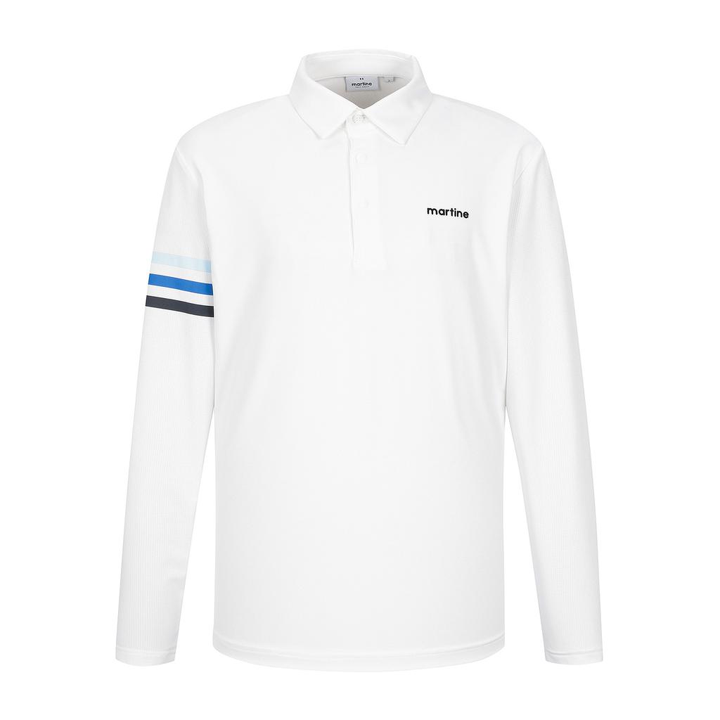 MARTINE GOLF Sleeve Point Polo Shirts_O/White (Men)