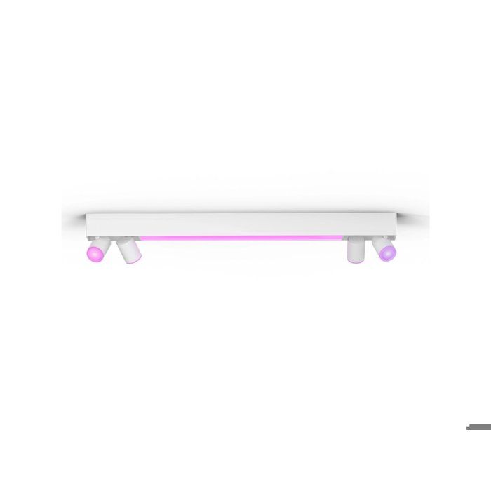 Plafonnier - PHILIPS HUE - Centris - 4 Spots Orientables - Éclairage LED - Télécommande Incluse