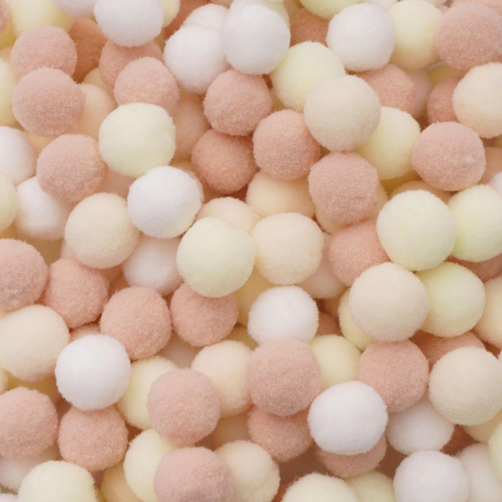 20-200 Stück Bunte Pompon-Plüschbälle Gemischte Farbe Kreatives Kinder-Handarbeitsmaterial Glitzer-Schaumstoffball DIY Bastelbedarf