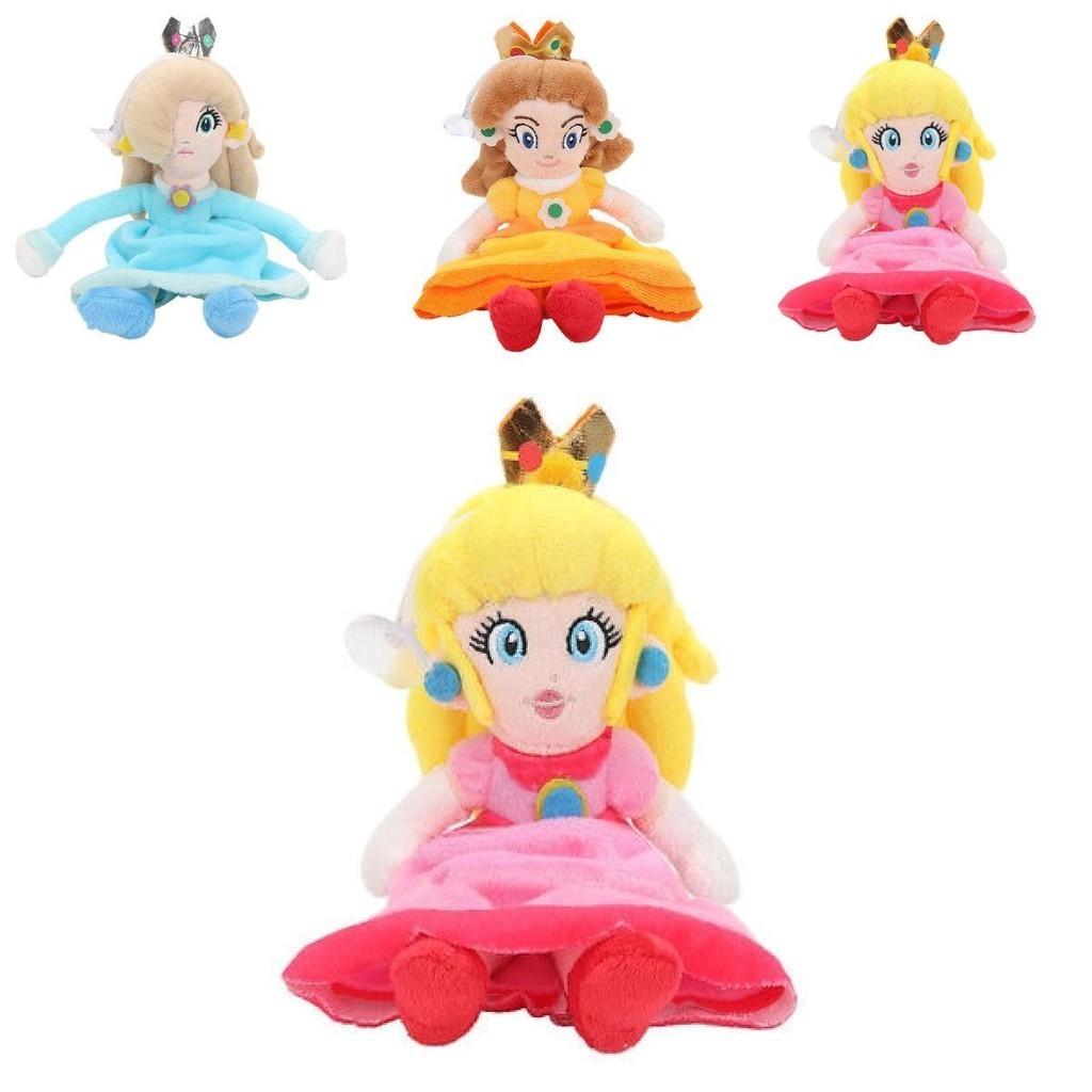 Adorable New Super Mario Bros. Princess Peach Daisy Rosalina Plush Doll Stuffed Toy 8 Inch