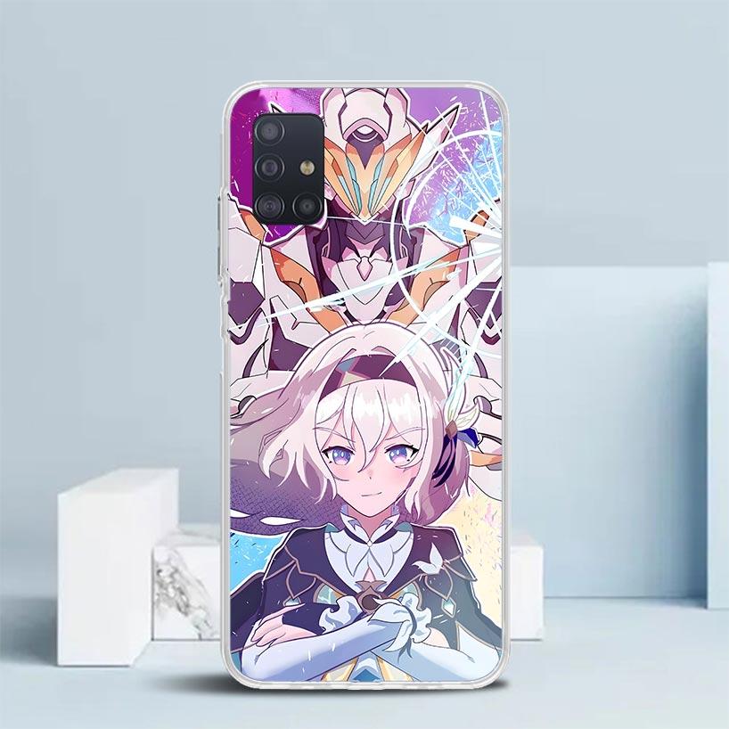 Honkai Star Rail Firefly Soft Cover for Samsung Galaxy A12 A22 A32 A52 A72 A02S Phone Case Note 20 Ultra 10 S10 Plus A51 A71 A50